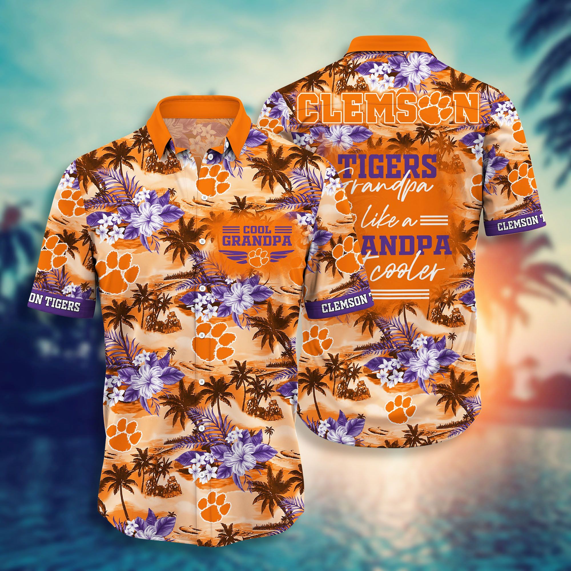 Clemson Tigers NCAA – Hawaii Shirt For Grandparent New 2021 Trending