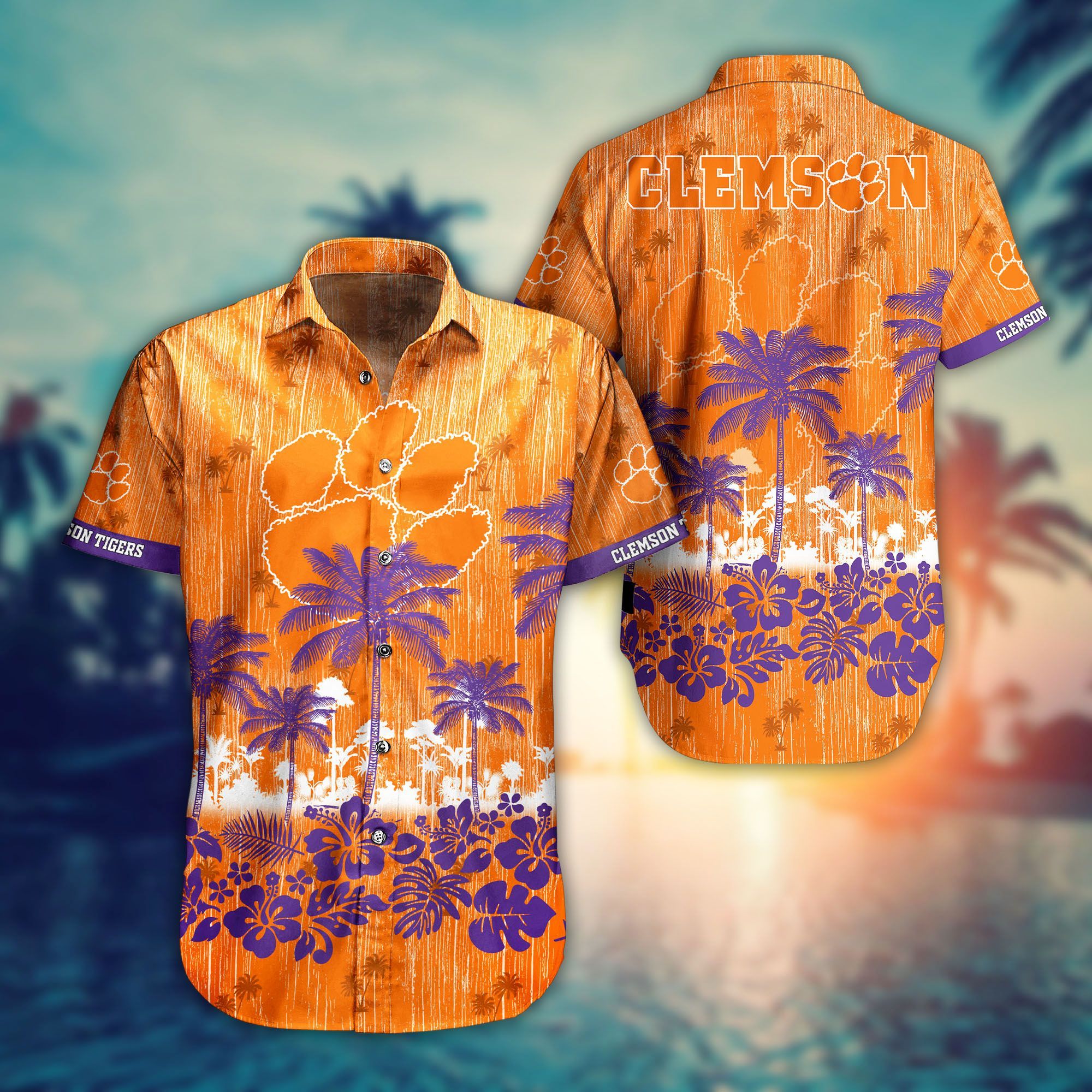 Clemson Tigers NCAA -Hawaii New Style Summer Shirt
