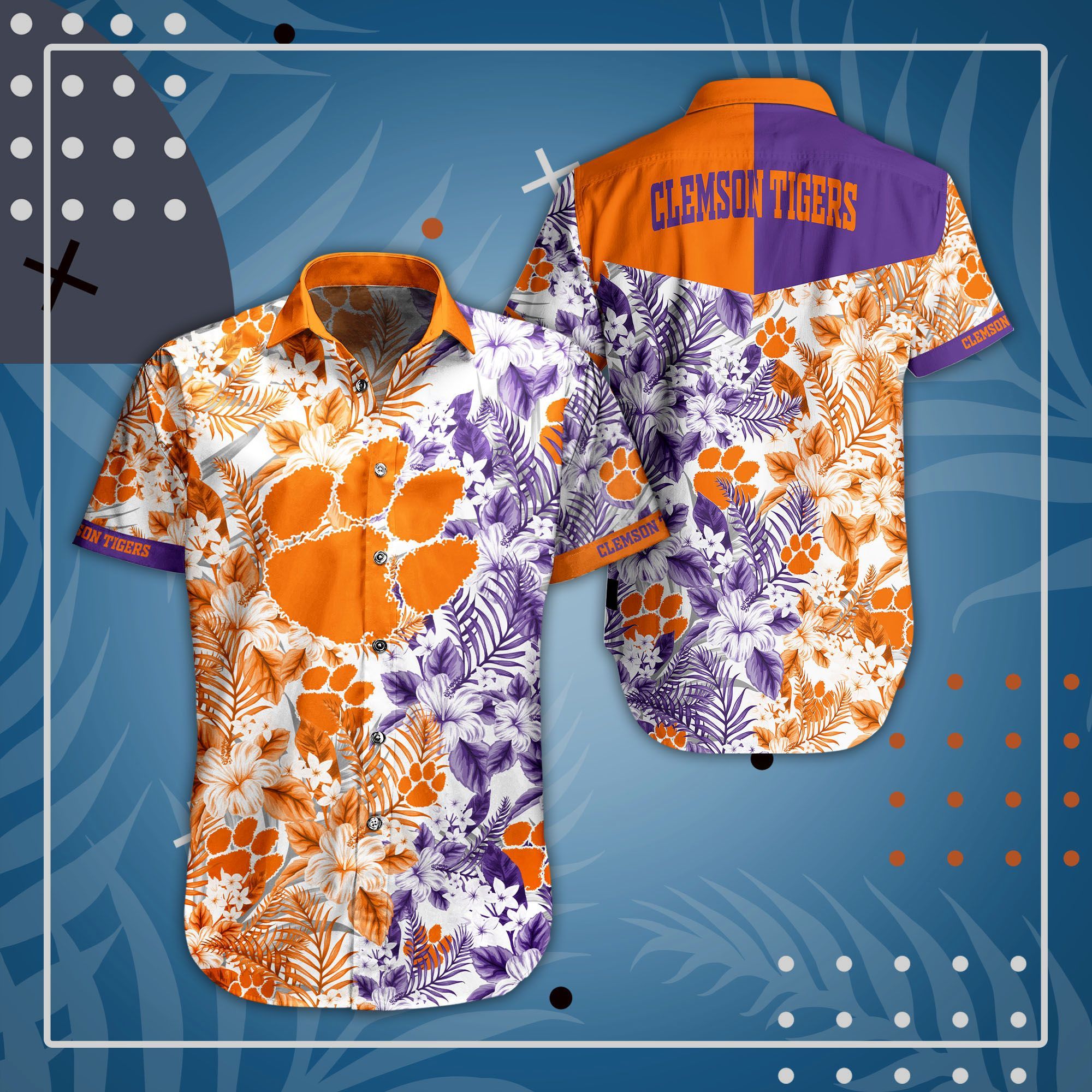 Clemson Tigers NCAA -Hawaii Shirt