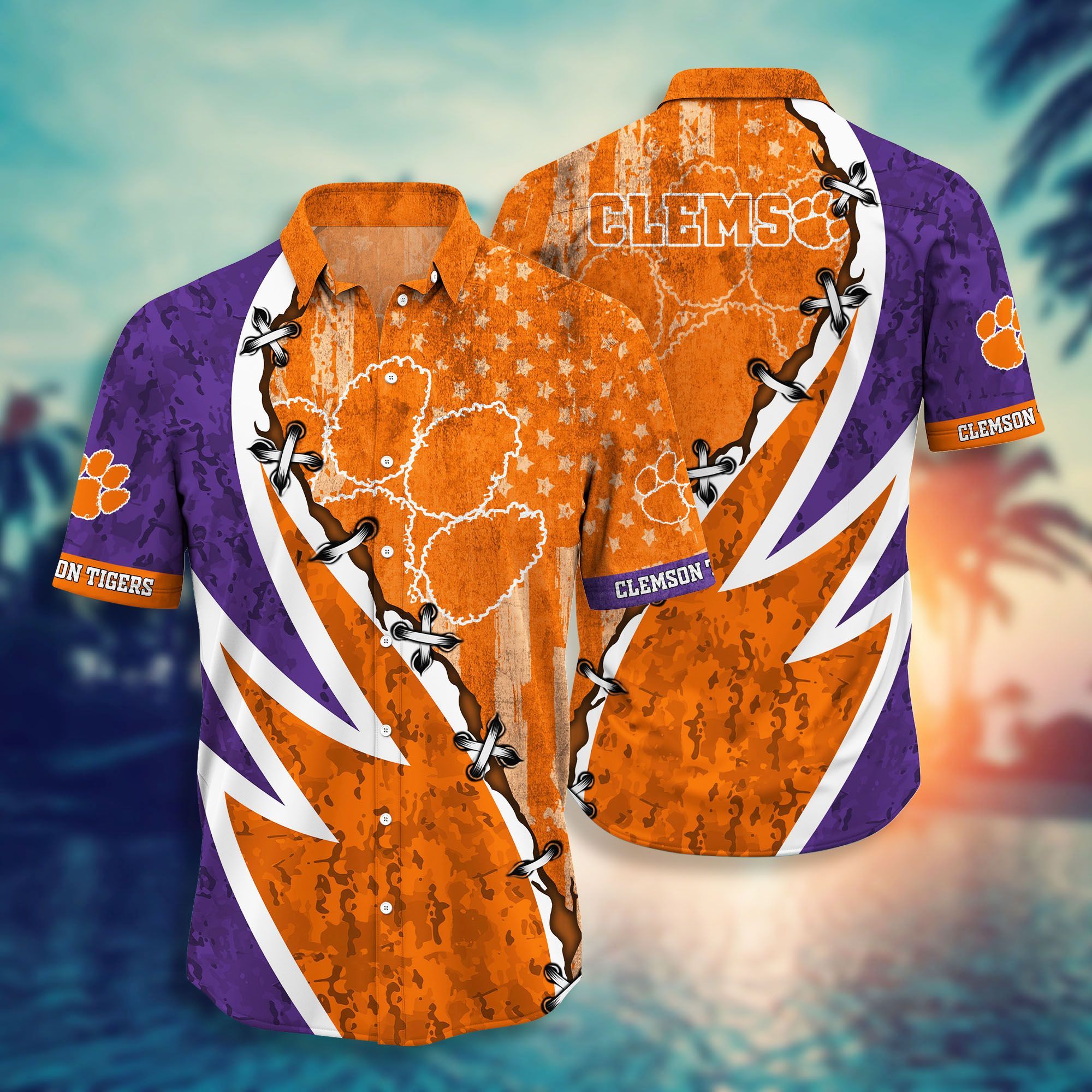 Clemson Tigers NCAA -Hawaii Shirt Style Hot Trending-Hawaiian