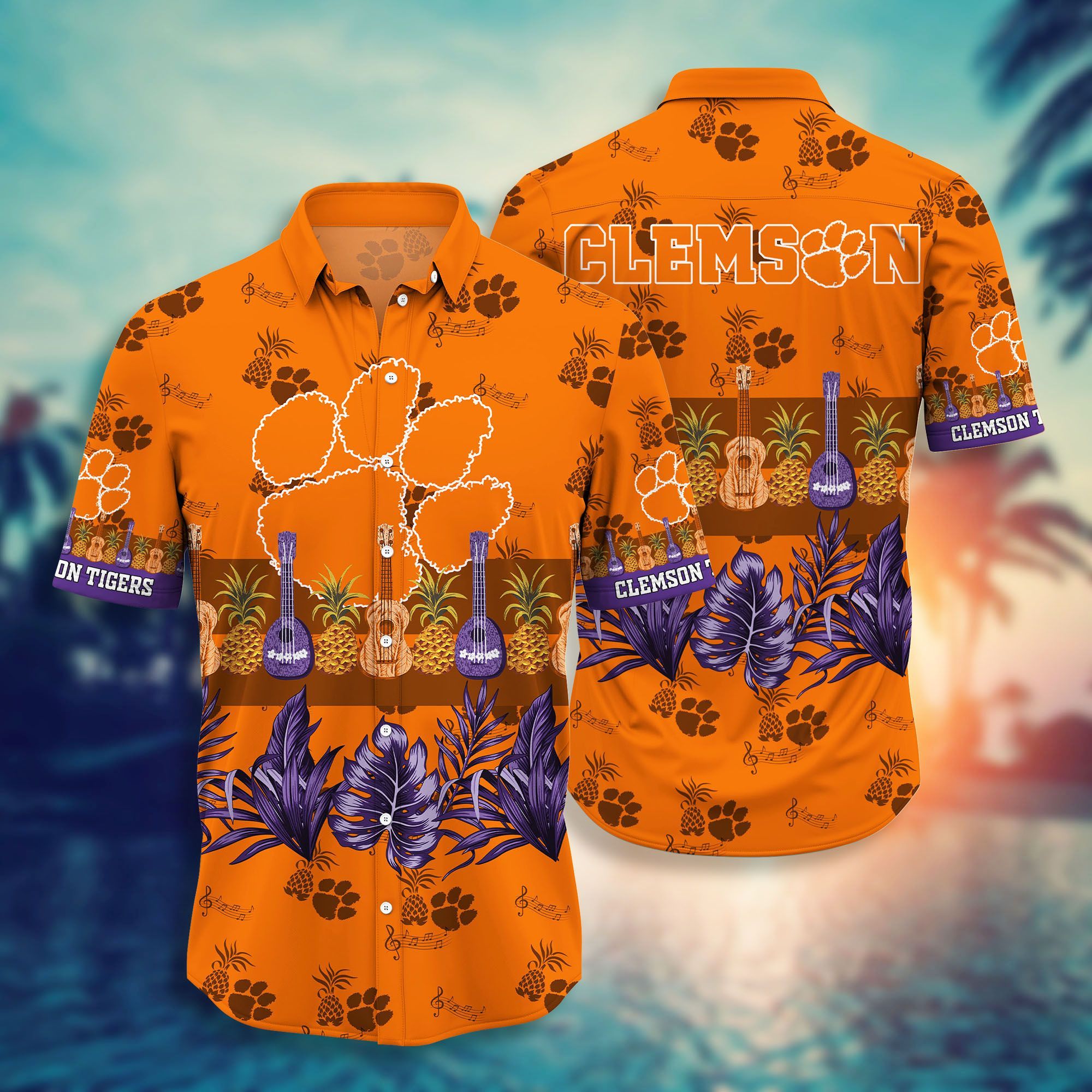 Clemson Tigers NCAA -Hawaii Shirt Style Hot Trending-Hawaiian Summer