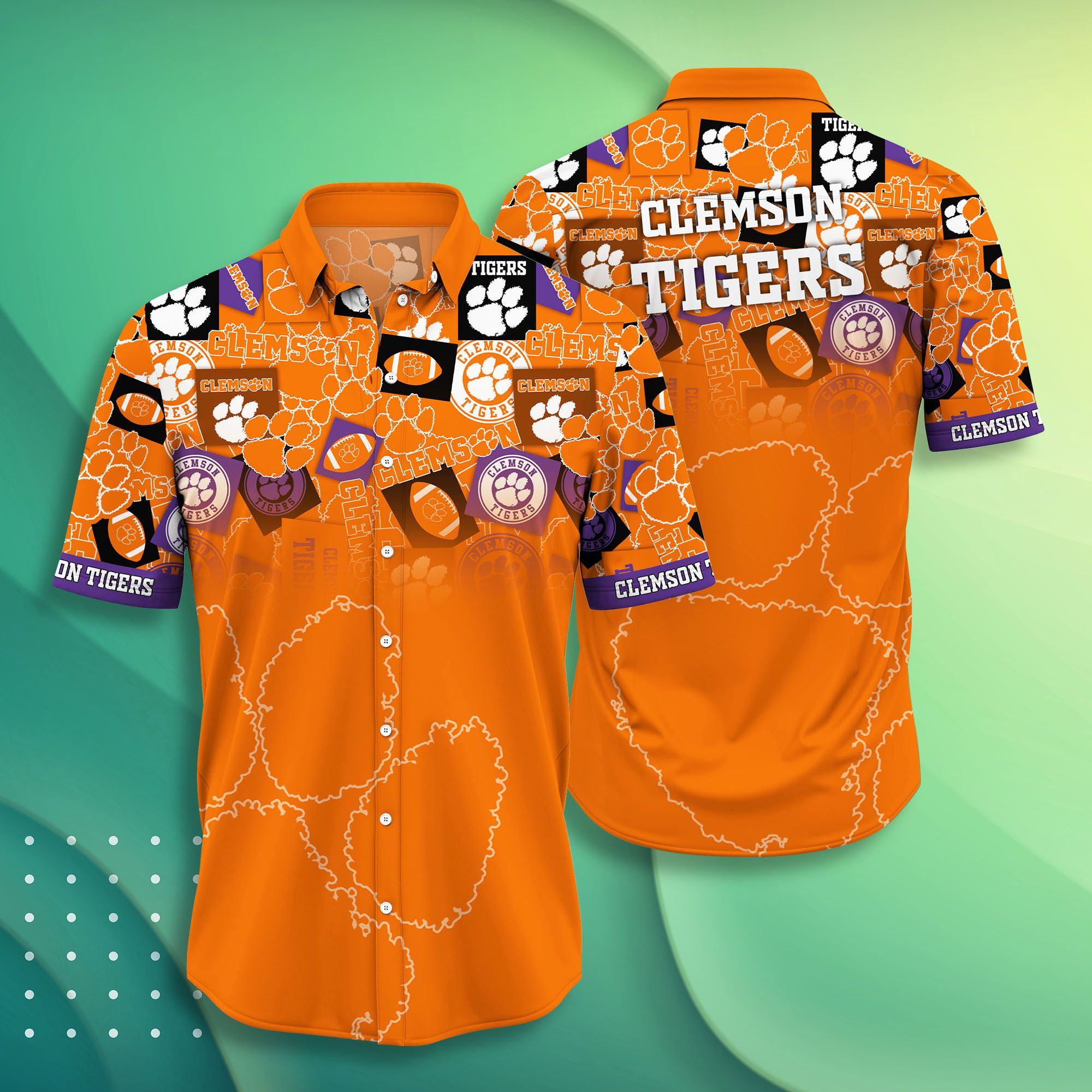 Clemson Tigers NCAA -Hawaii Shirt Style Hot Trending Summer-Hawaiian NACC