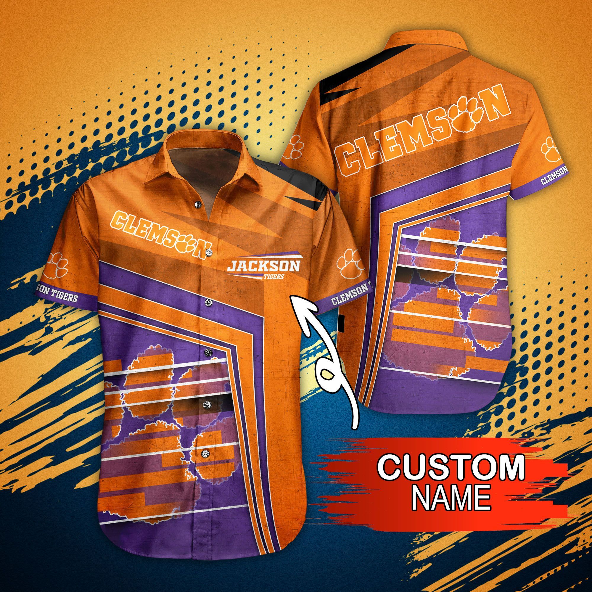 Clemson Tigers NCAA -Personalize Hawaii New Style For This Summer Shirt