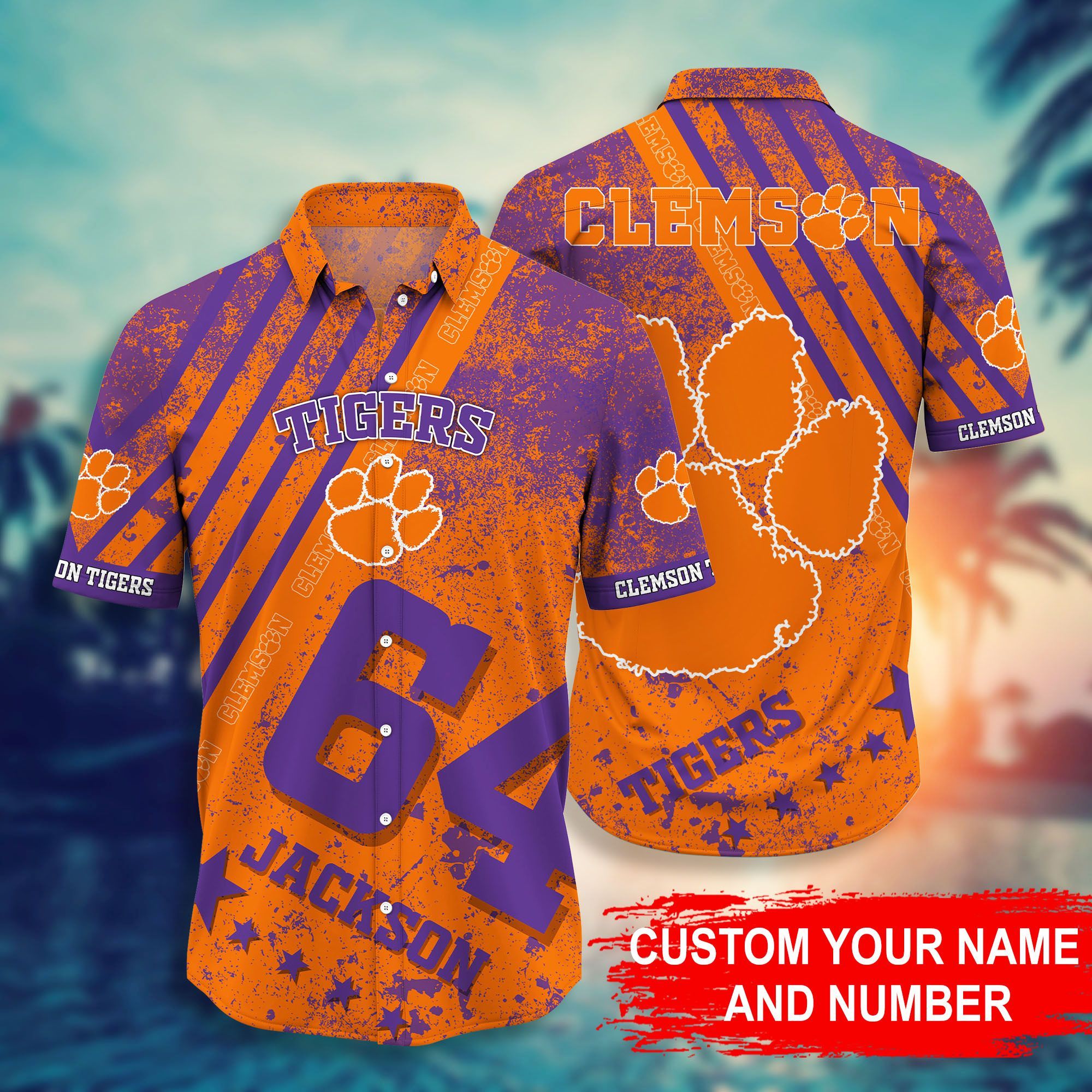 Clemson Tigers NCAA -Personalized Hawaii Shirt Style Hot Trending-Hawaiian