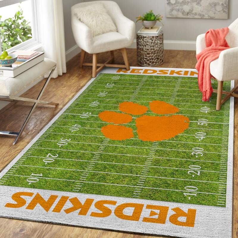Clemson Tigers Ncaa Football Limited Edition Rectangle Rug