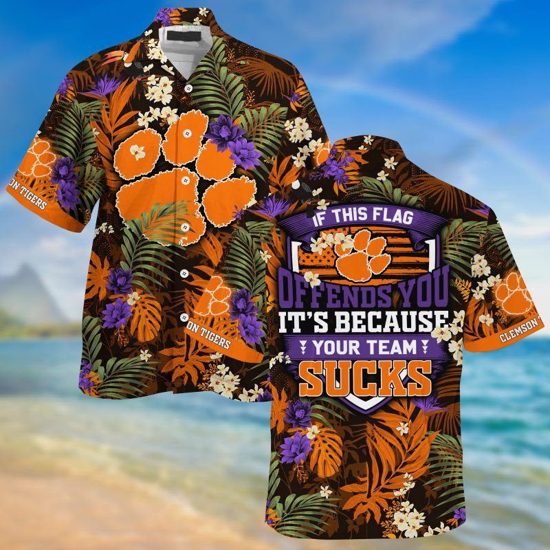 Clemson Tigers NCAA Summer – Hawaii Shirt For This Season – Gift For Sport Lovers With Tropical Patterns