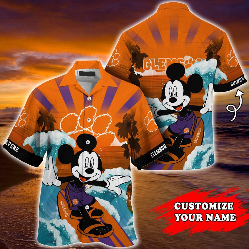 Clemson Tigers NCAA Summer Customized Hawaiian Shirt