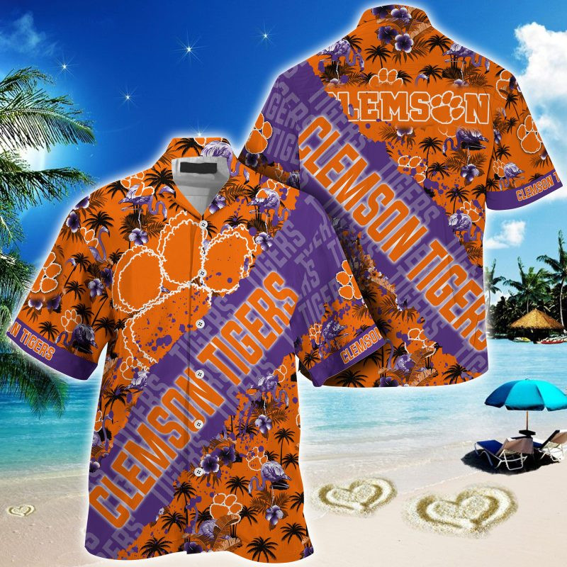 Clemson Tigers NCAA Trending Summer – Hawaii Shirt For This Season – Gift For Sport Lovers With Tropical Patterns