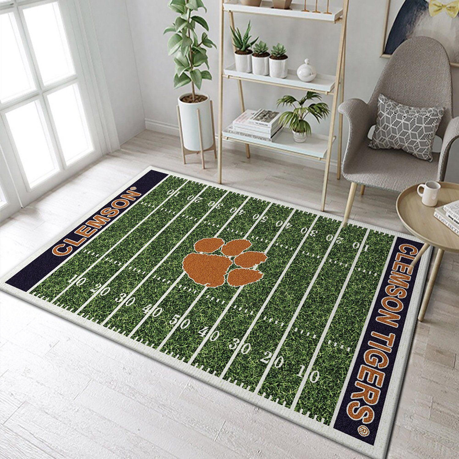 Clemson Tigers NFL Rectangle Rug – Custom Size And Printing