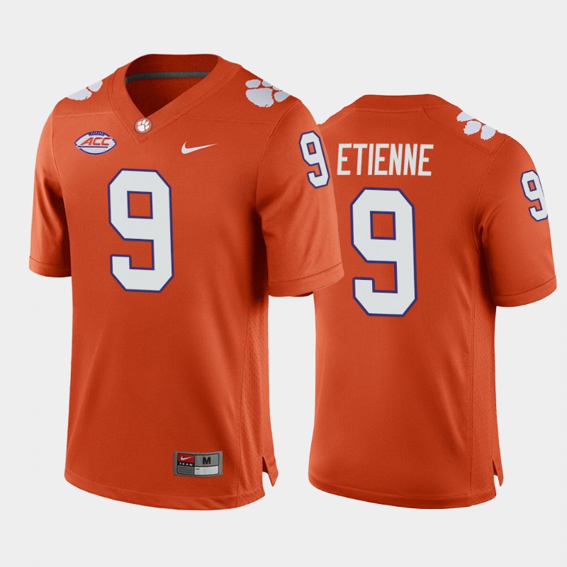 Clemson Tigers Travis Etienne Orange Home Game Jersey College