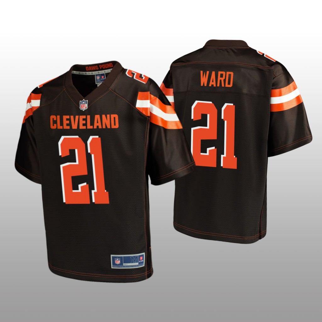 Cleveland Browns #21 Brown Denzel Ward Pro Line Jersey – Youth