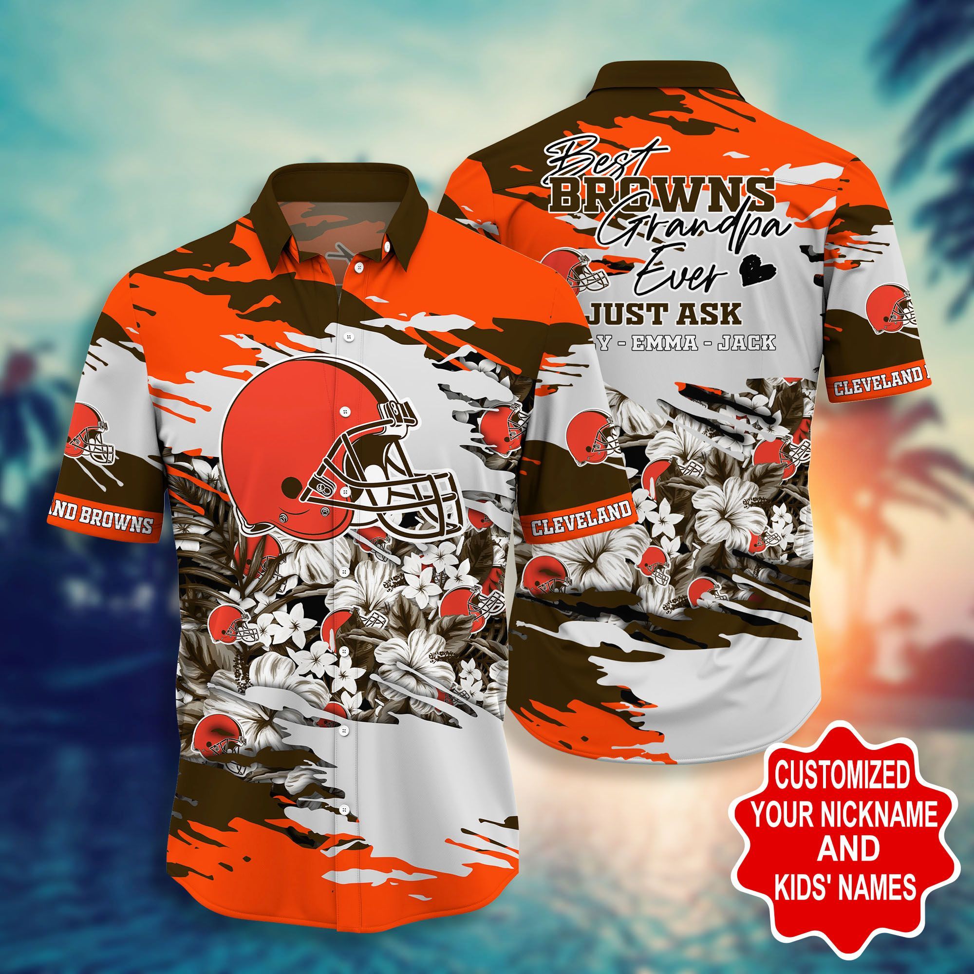 Cleveland Browns -Pesonalized Hawaii Shirt STYLE HOT TRENDING SUMMER