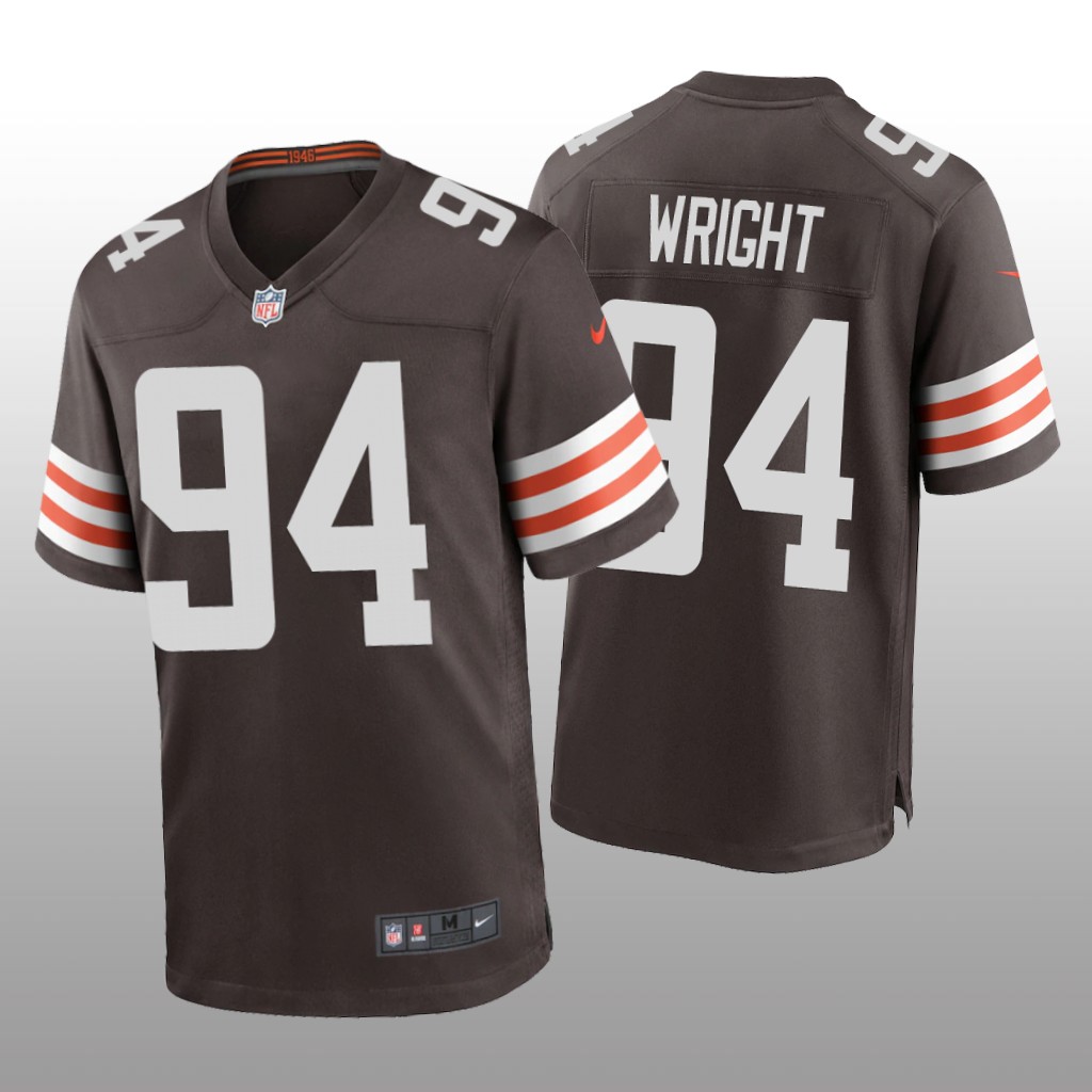 Cleveland Browns Alex Wright Brown Jersey Game - Men's