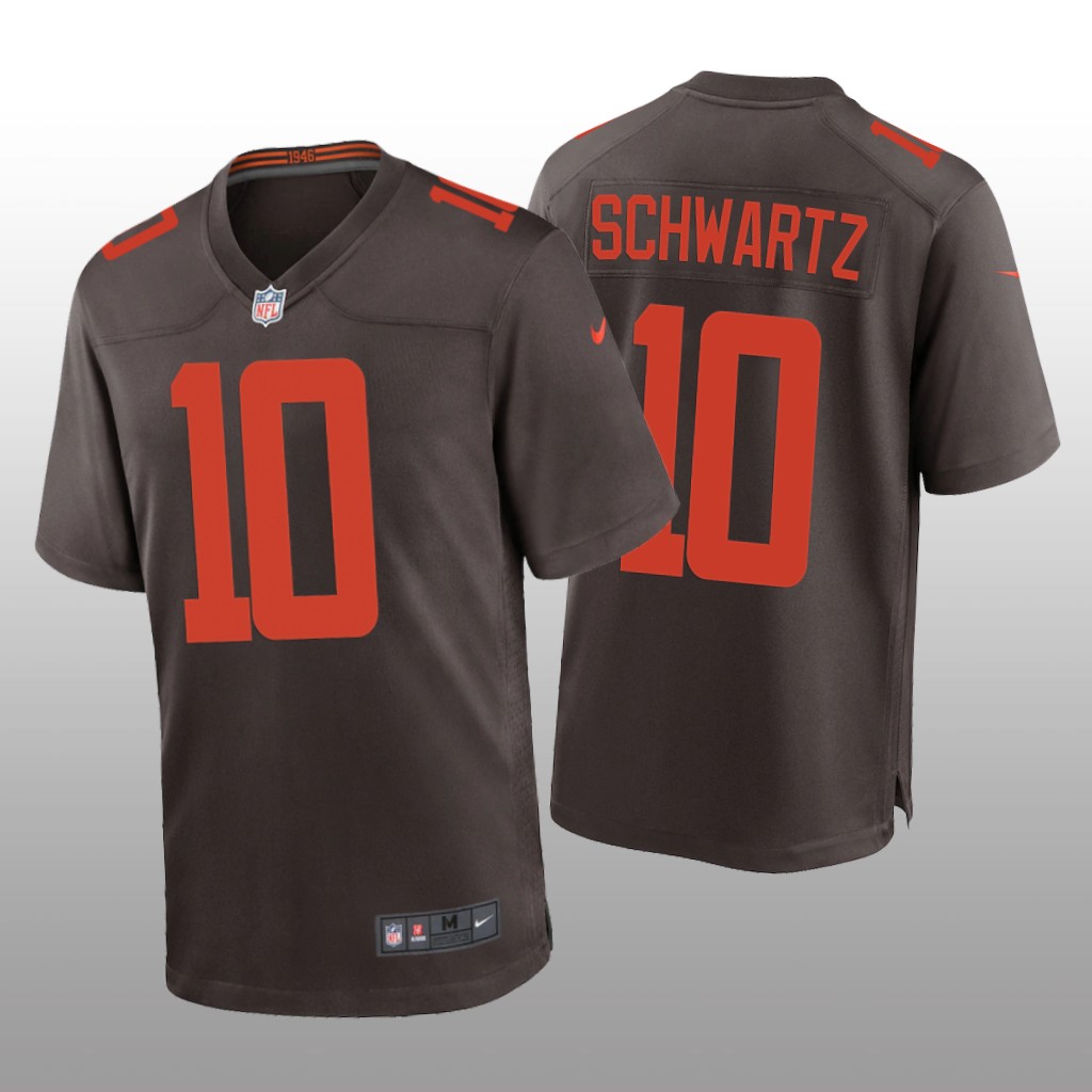 Cleveland Browns Anthony Schwartz Brown Jersey Alternate Game - Men's