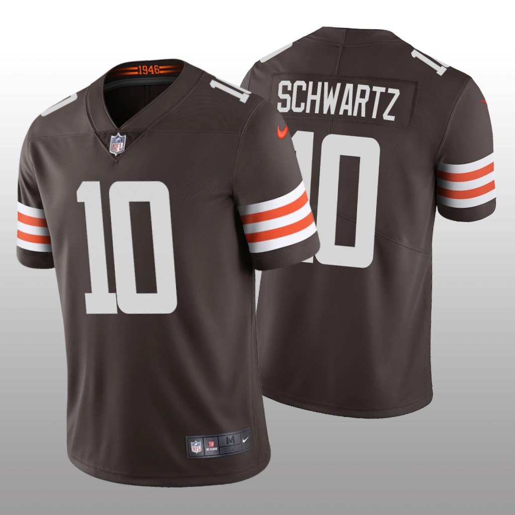 Cleveland Browns Anthony Schwartz Brown Jersey Vapor Limited - Men's