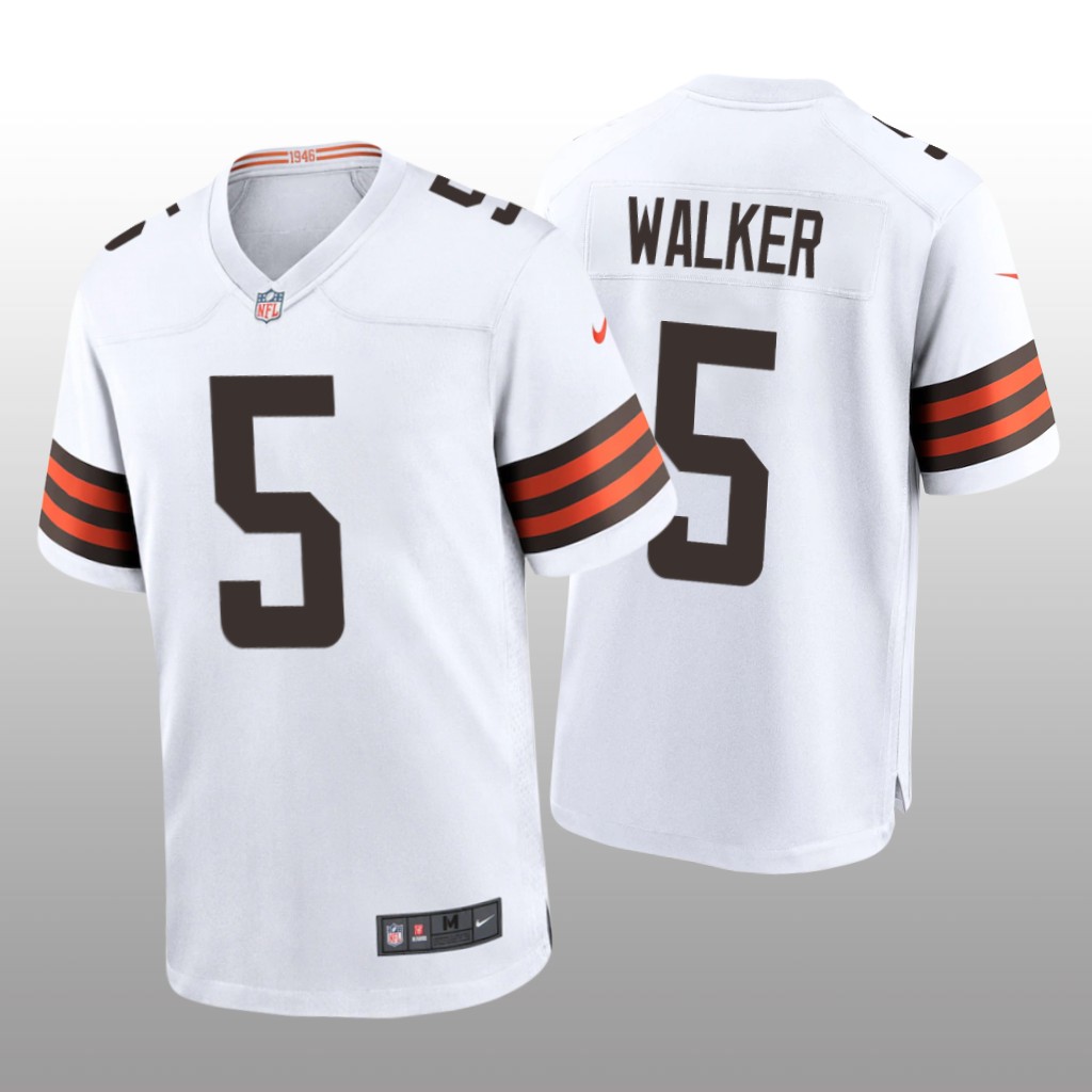 Cleveland Browns Anthony Walker White Jersey Game - Men's