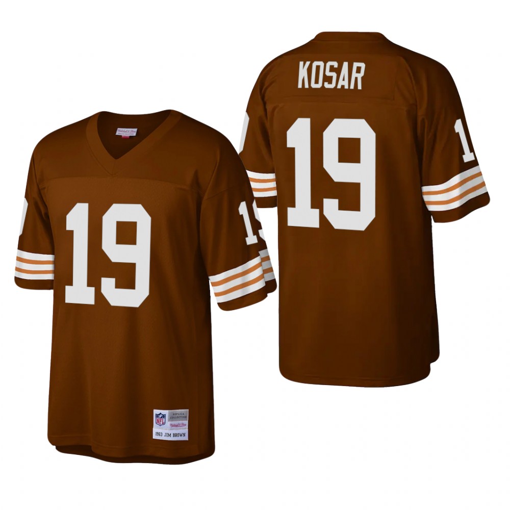 Cleveland Browns Bernie Kosar Brown Retired Player 1963 Legacy - Men's