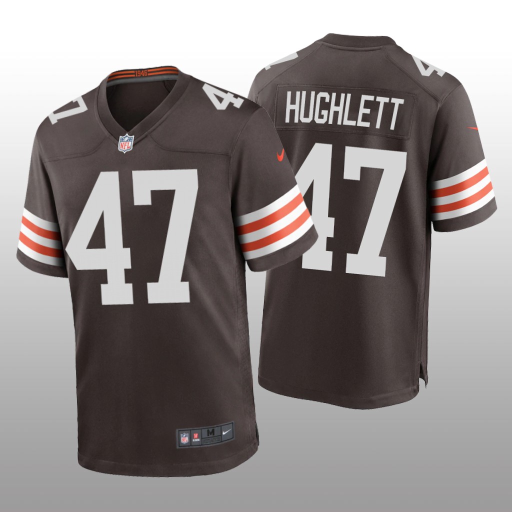 Cleveland Browns Charley Hughlett Brown Jersey Game - Men's