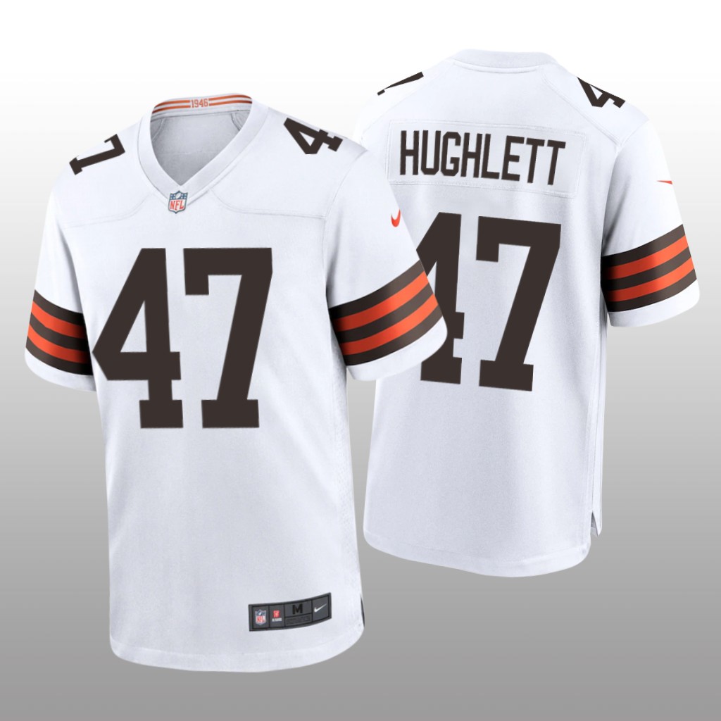 Cleveland Browns Charley Hughlett White Jersey Game - Men's