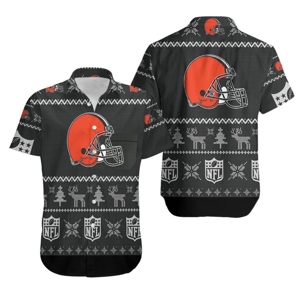 Cleveland Browns Christmas Hawaiian Shirt