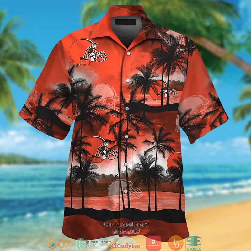 Cleveland Browns Coconut island Ocean Hawaiian Shirt