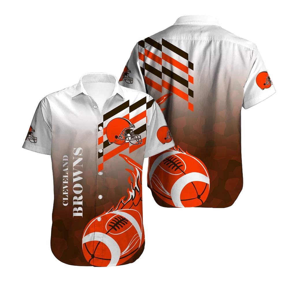 Cleveland Browns FireBall Hawaiian Shirt