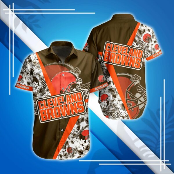 Cleveland Browns Floral Summer2 Hawaiian Shirt