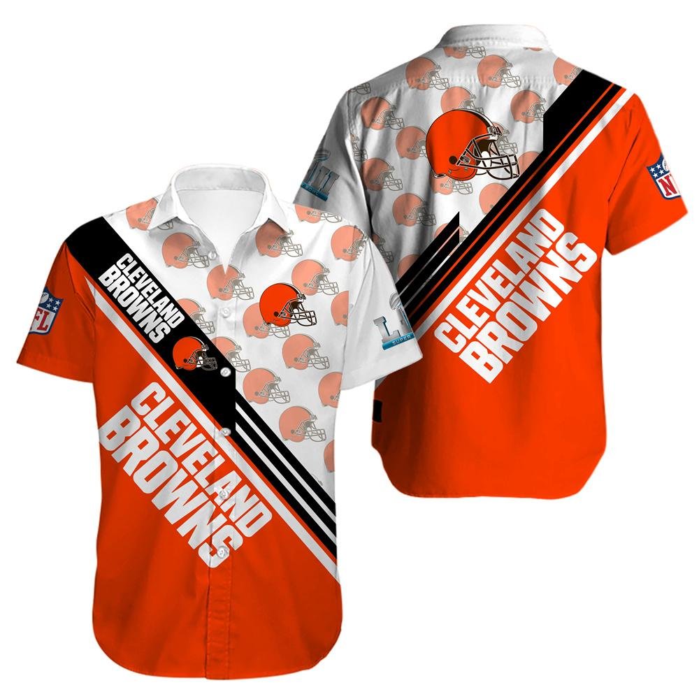 Cleveland Browns Logo Summer Hawaiian Shirt