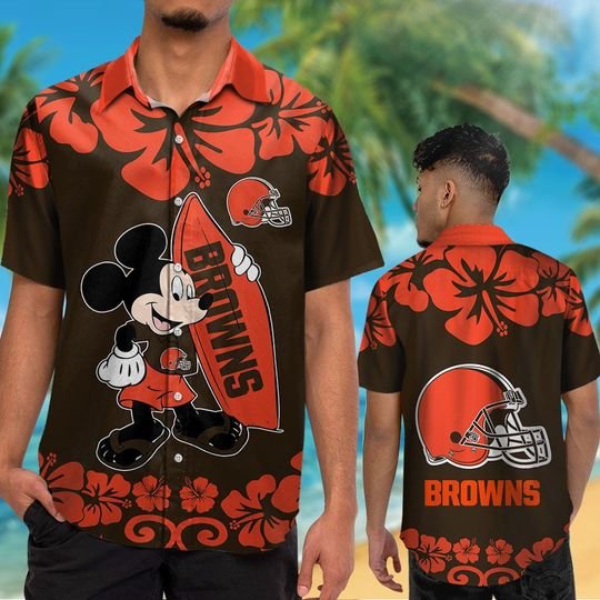 Cleveland Browns Mickey Hawaiian Shirt