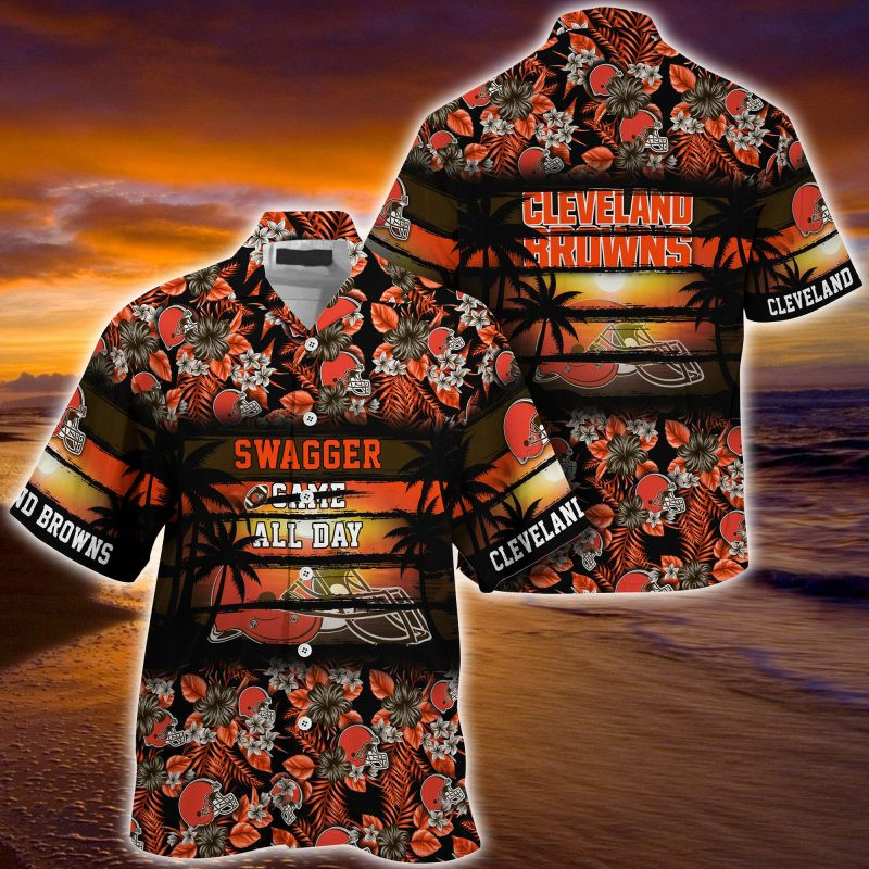 Cleveland Browns NFL Summer – Hawaii Shirt For This Season – Gift For Sport Lovers Floral Pattern