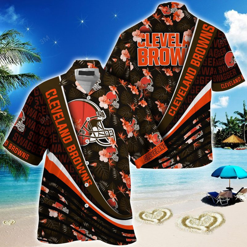 Cleveland Browns NFL Summer – Hawaii Shirt For This Season – Gift For Sport Lovers With Tropical Flower Pattern