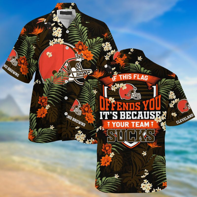 Cleveland Browns NFL Summer – Hawaii Shirt For This Season – Gift For Sport Lovers With Tropical Patterns