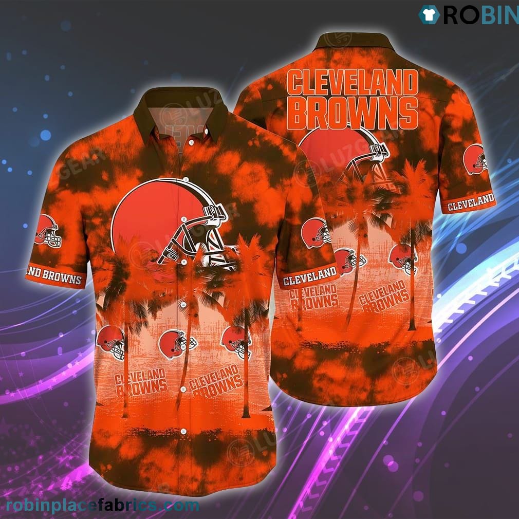 Cleveland Browns Patterns Graphic Hawaiian Shirt