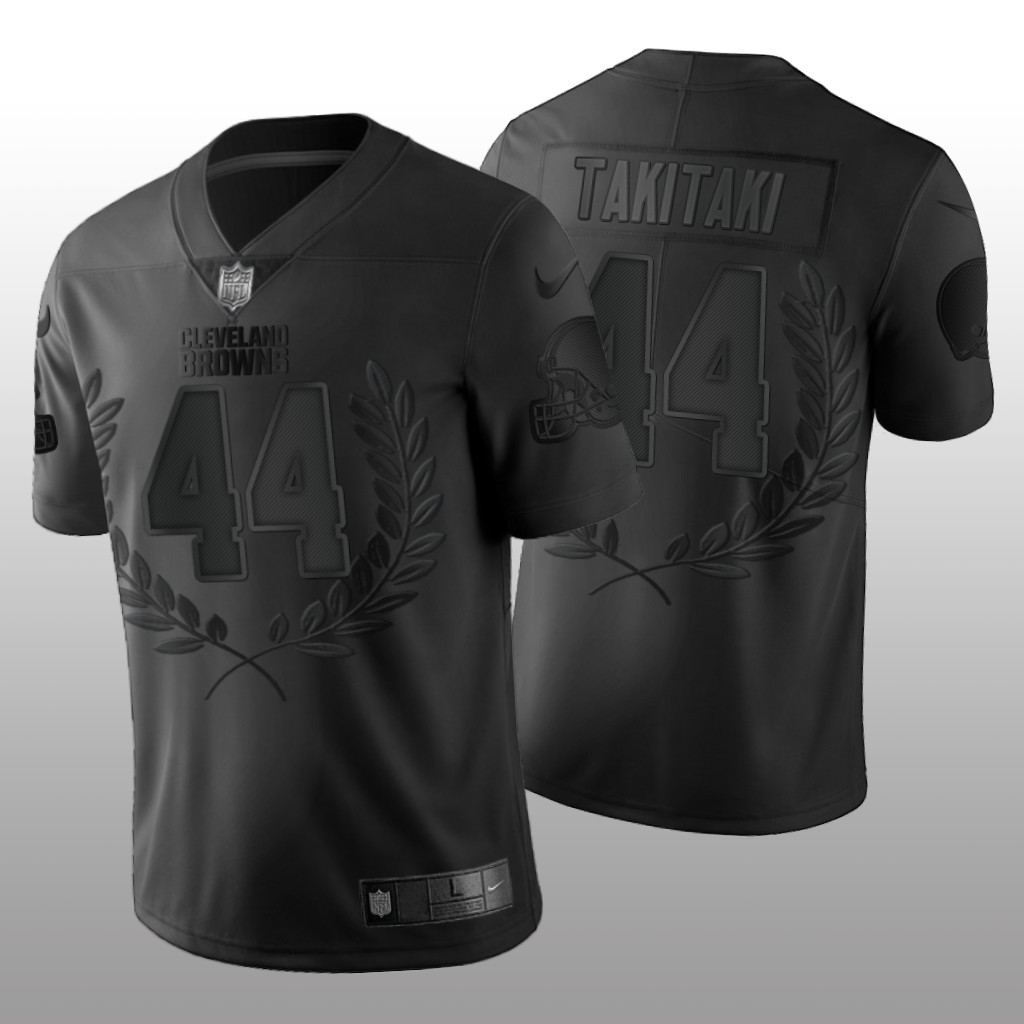 Cleveland Browns Sione Takitaki Black Jersey 2020 Limited
