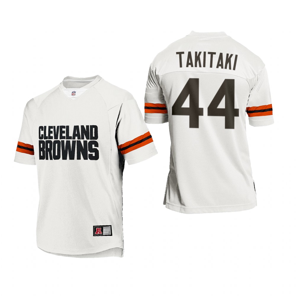 Cleveland Browns Sione Takitaki White New Season - Men's