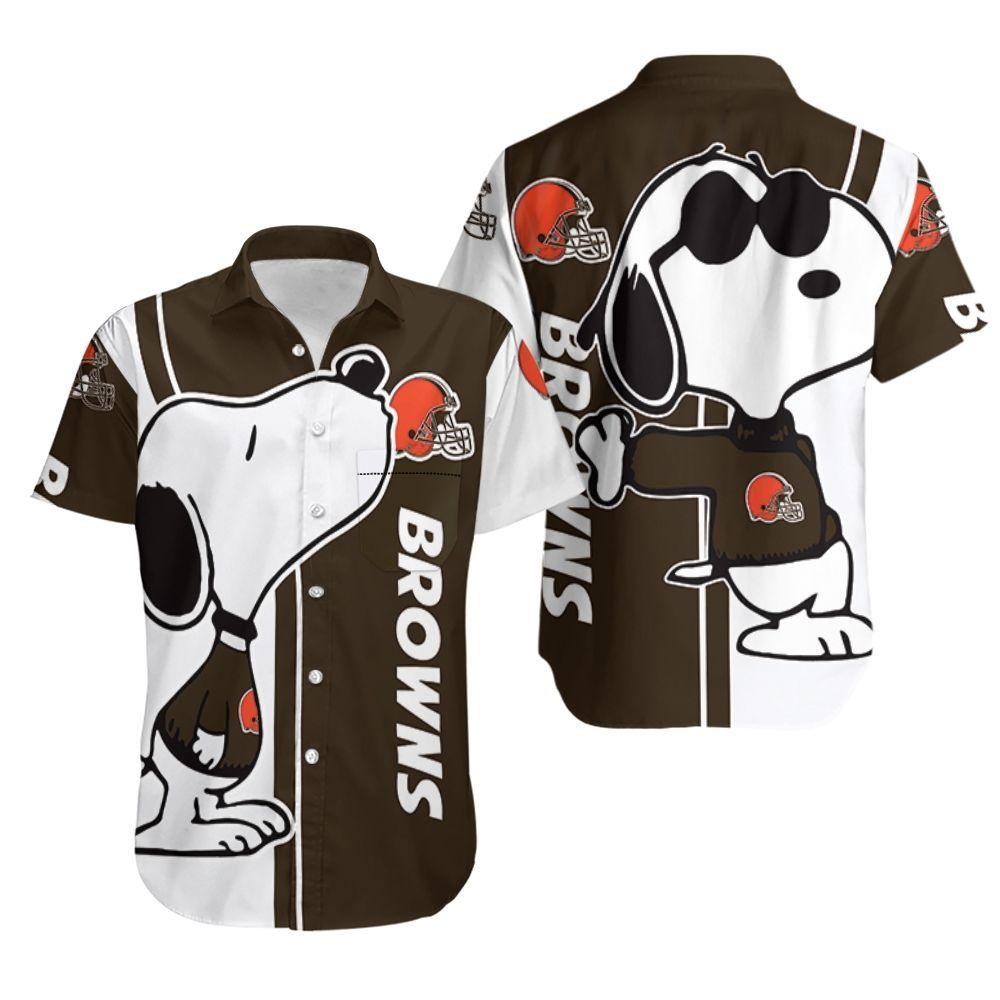 Cleveland Browns Snoopy Lover Hawaiian Shirt