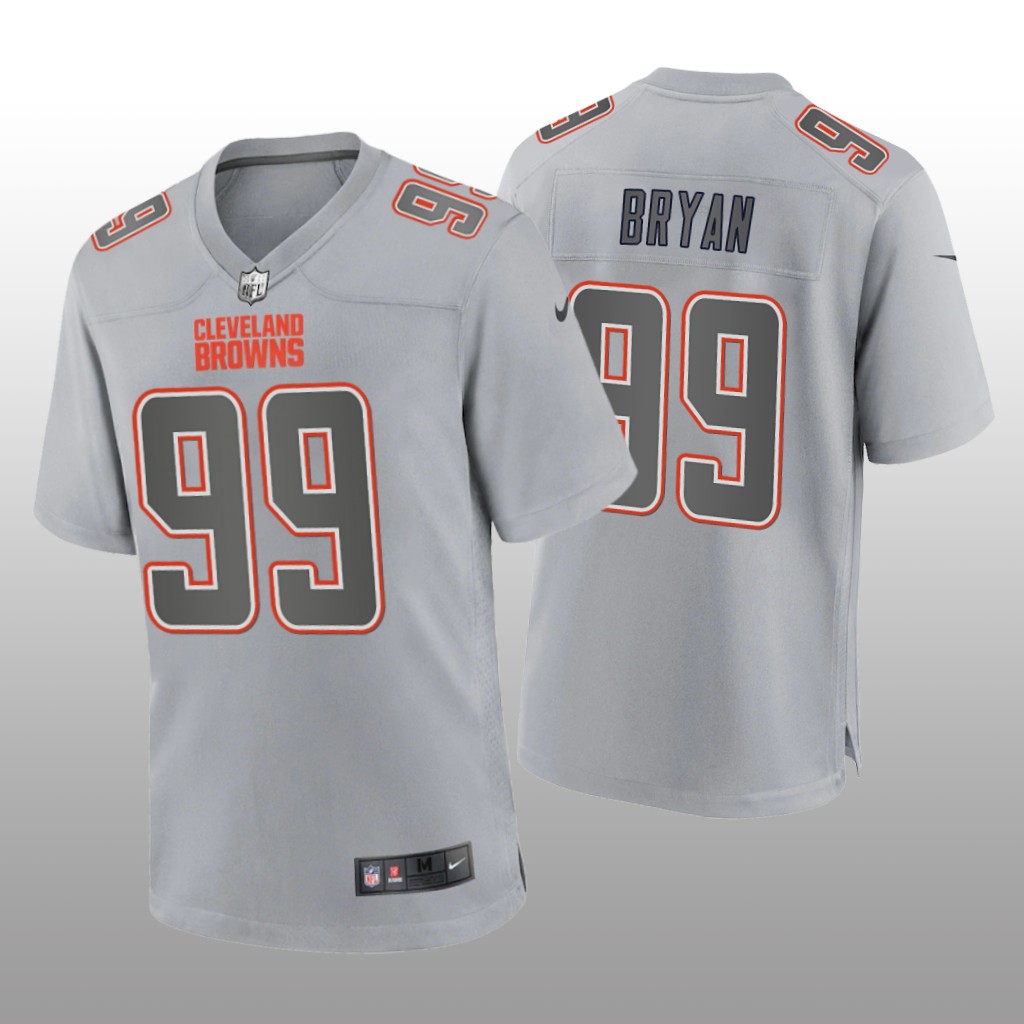 Cleveland Browns Taven Bryan Gray Jersey Atmosphere Fashion Game - Men's