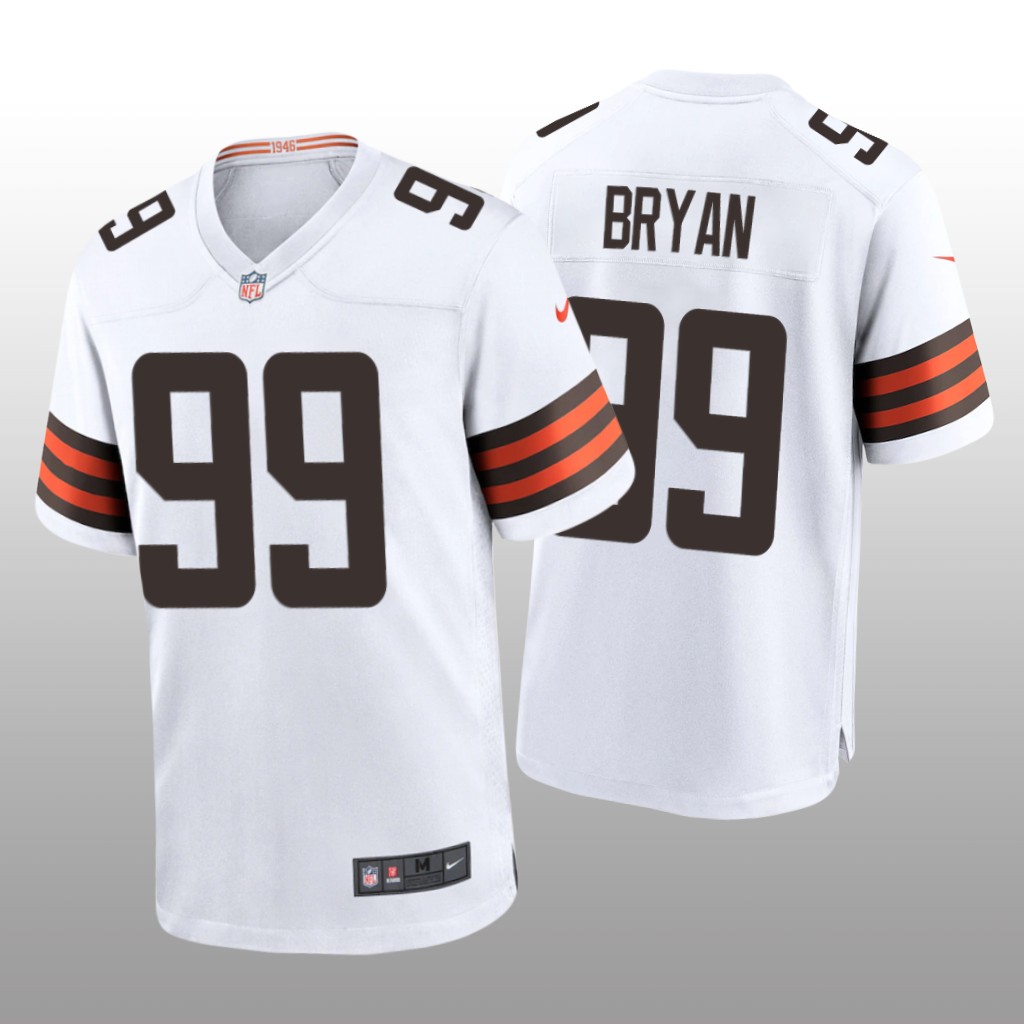 Cleveland Browns Taven Bryan White Jersey Game - Men's