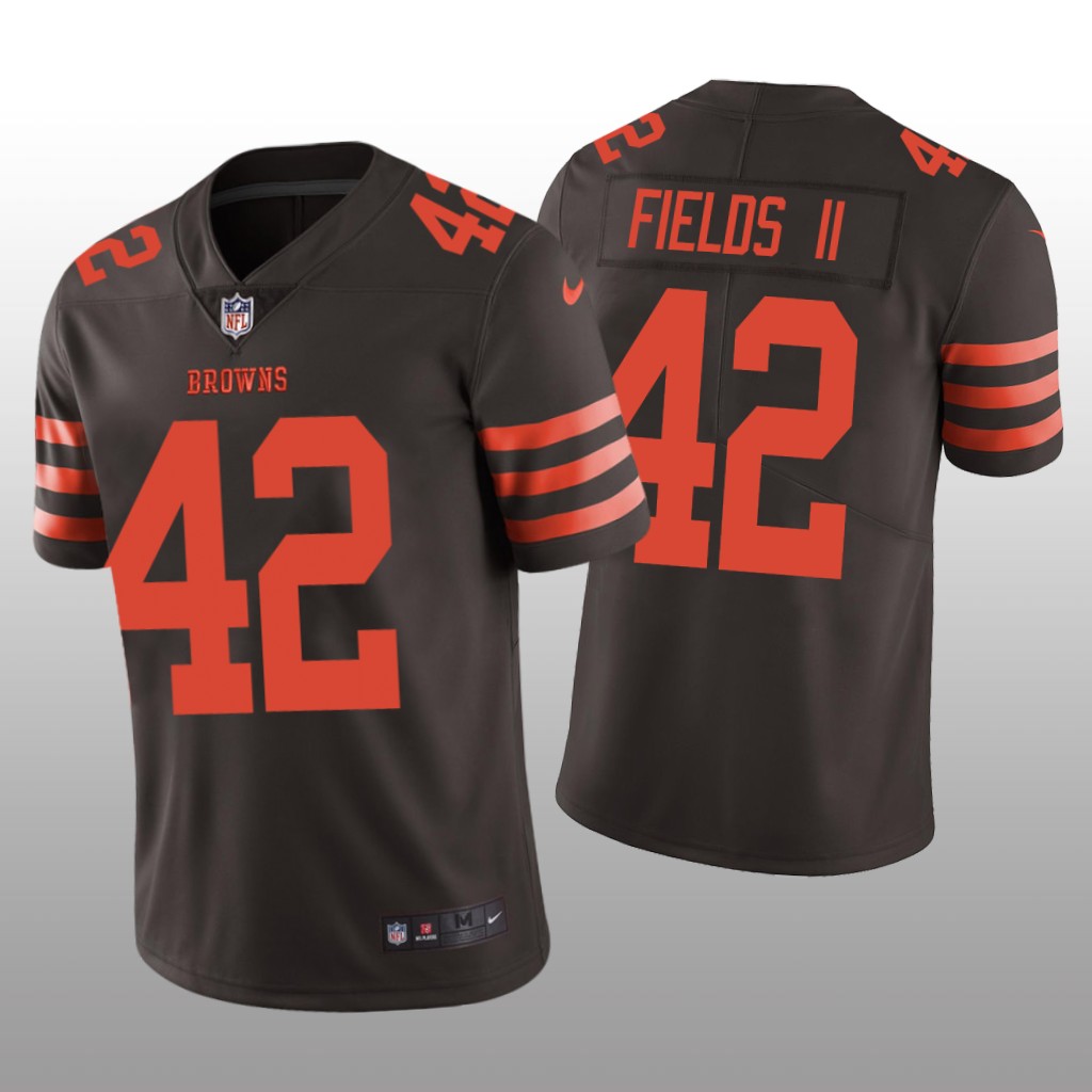 Cleveland Browns Tony Fields II Brown Jersey Color Rush Limited - Men's