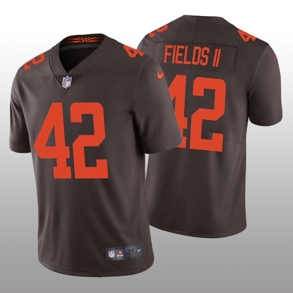 Cleveland Browns Tony Fields II Brown Jersey Vapor Limited - Men's