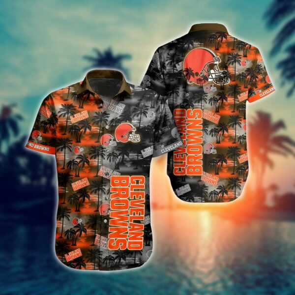 Cleveland Browns Tropical Beach Summer Hawaiian Shirt