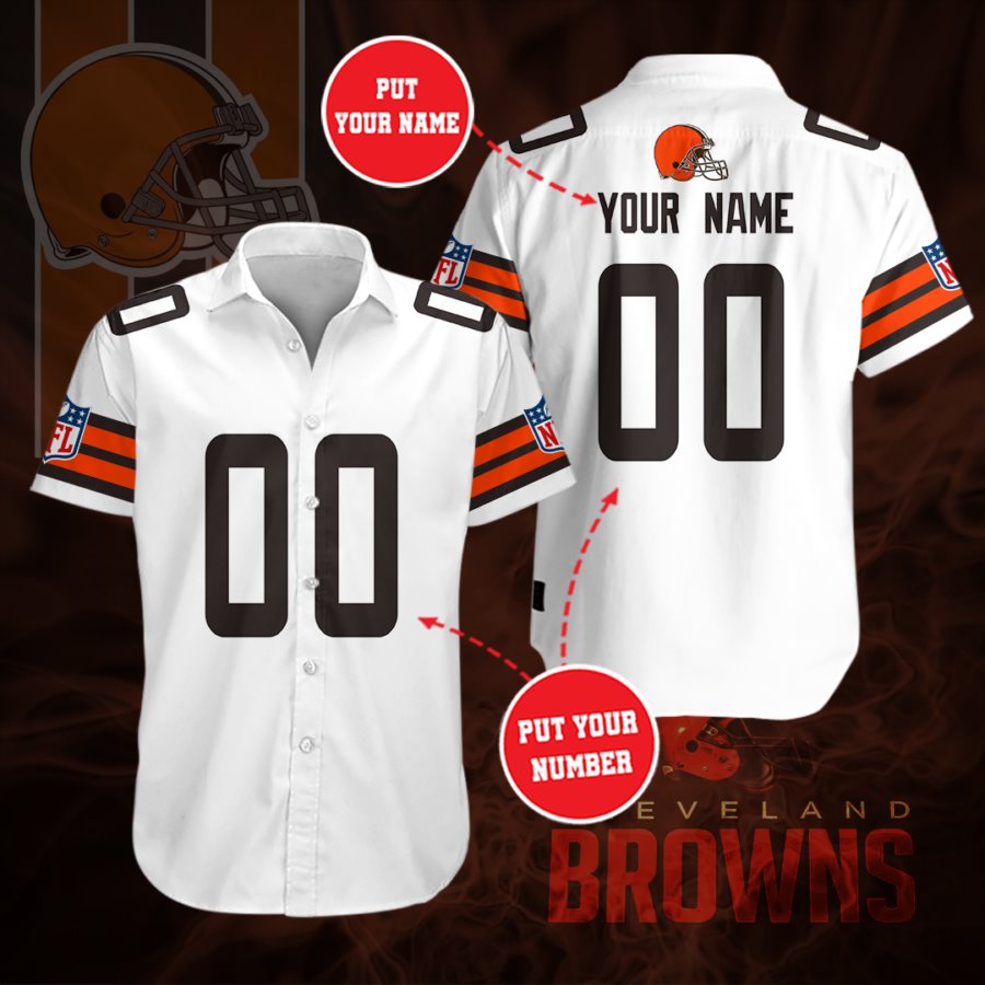 Cleveland Browns Up Hawaiian Shirt