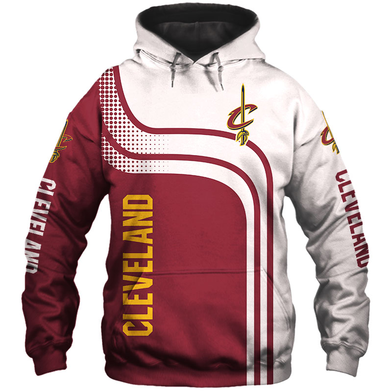 Cleveland Cavaliers 3D Hoodie Gift For Fans Cheap Basketball For Fans NBA Hoodie