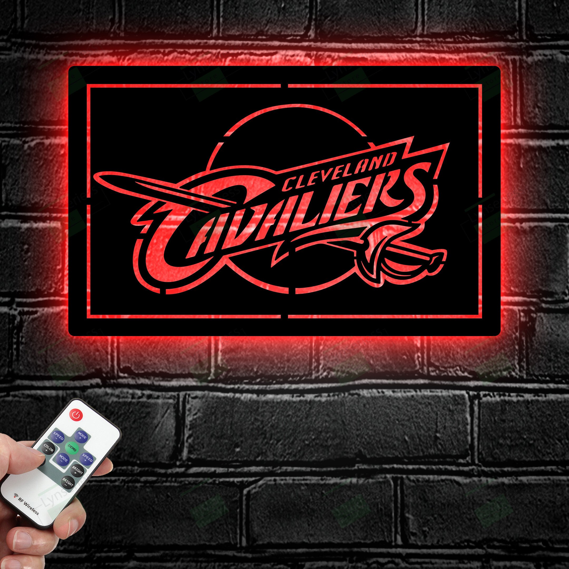 Cleveland Cavaliers Baseketball Metal Sign – Led light sign