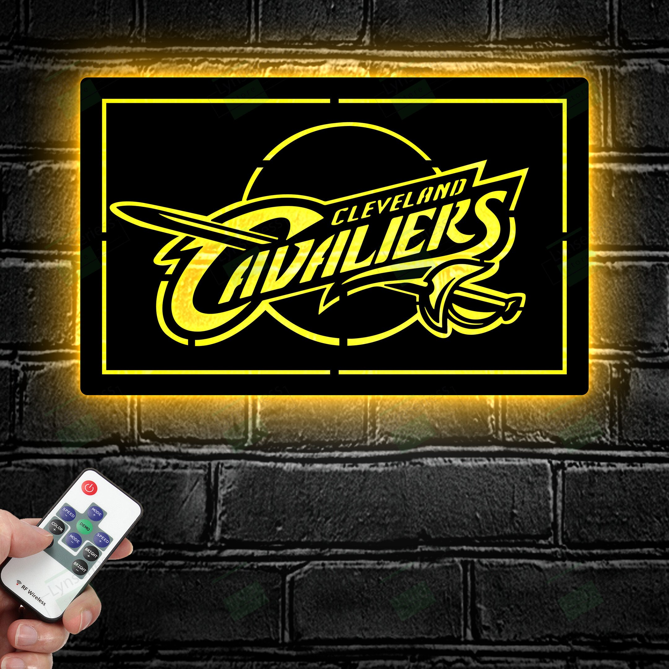 Cleveland Cavaliers Baseketball Metal Sign – Led light sign