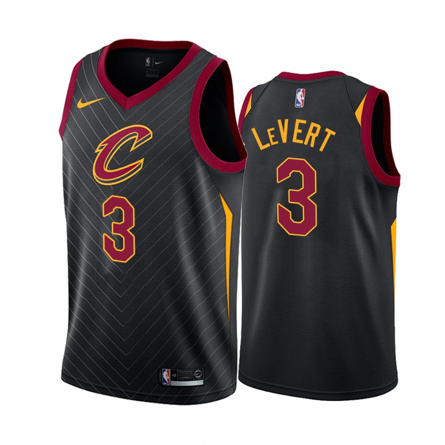 Cleveland Cavaliers Caris LeVert 2022 Black Statement Edition Jersey