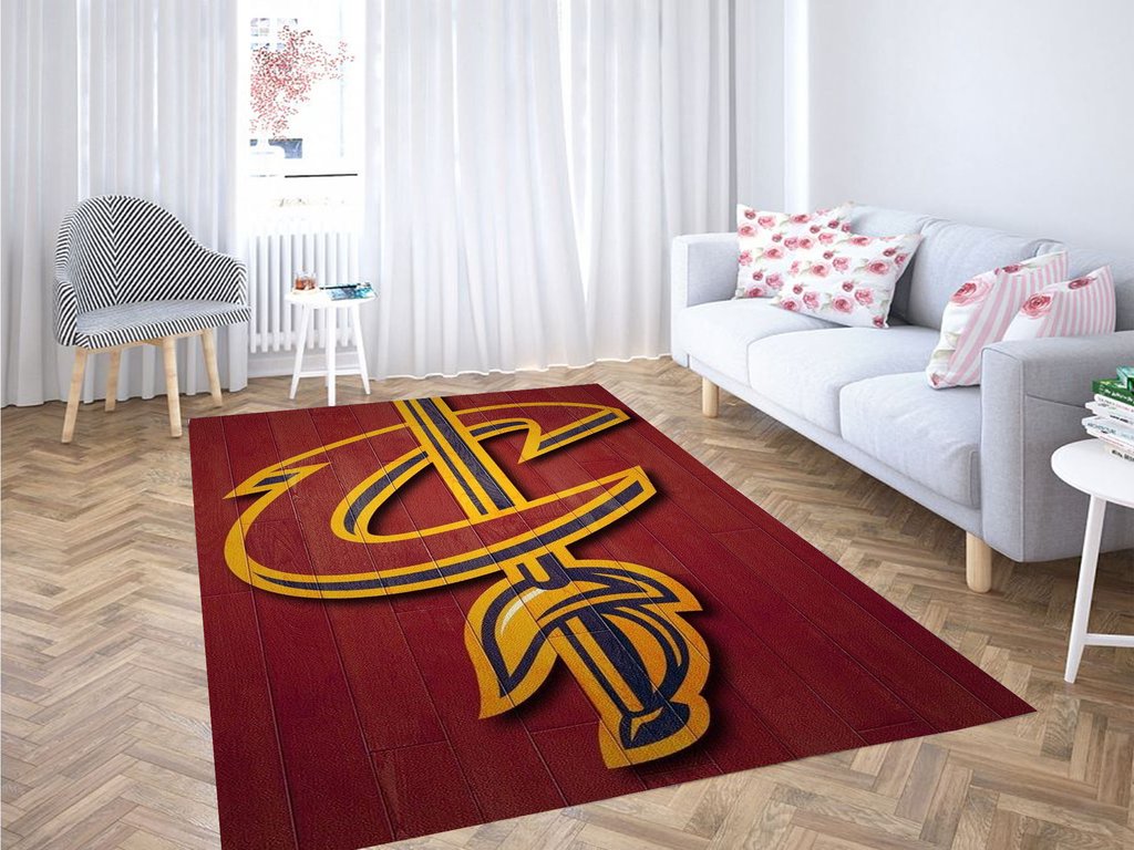 Cleveland Cavaliers Living Room Modern Carpet Rectangle Rug