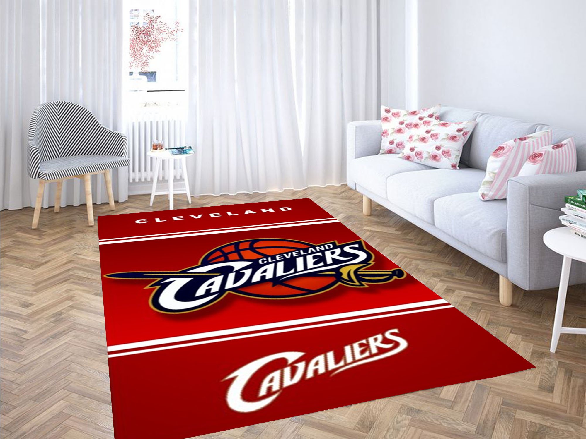 Cleveland Cavaliers Logo Carpet Rectangle Rug