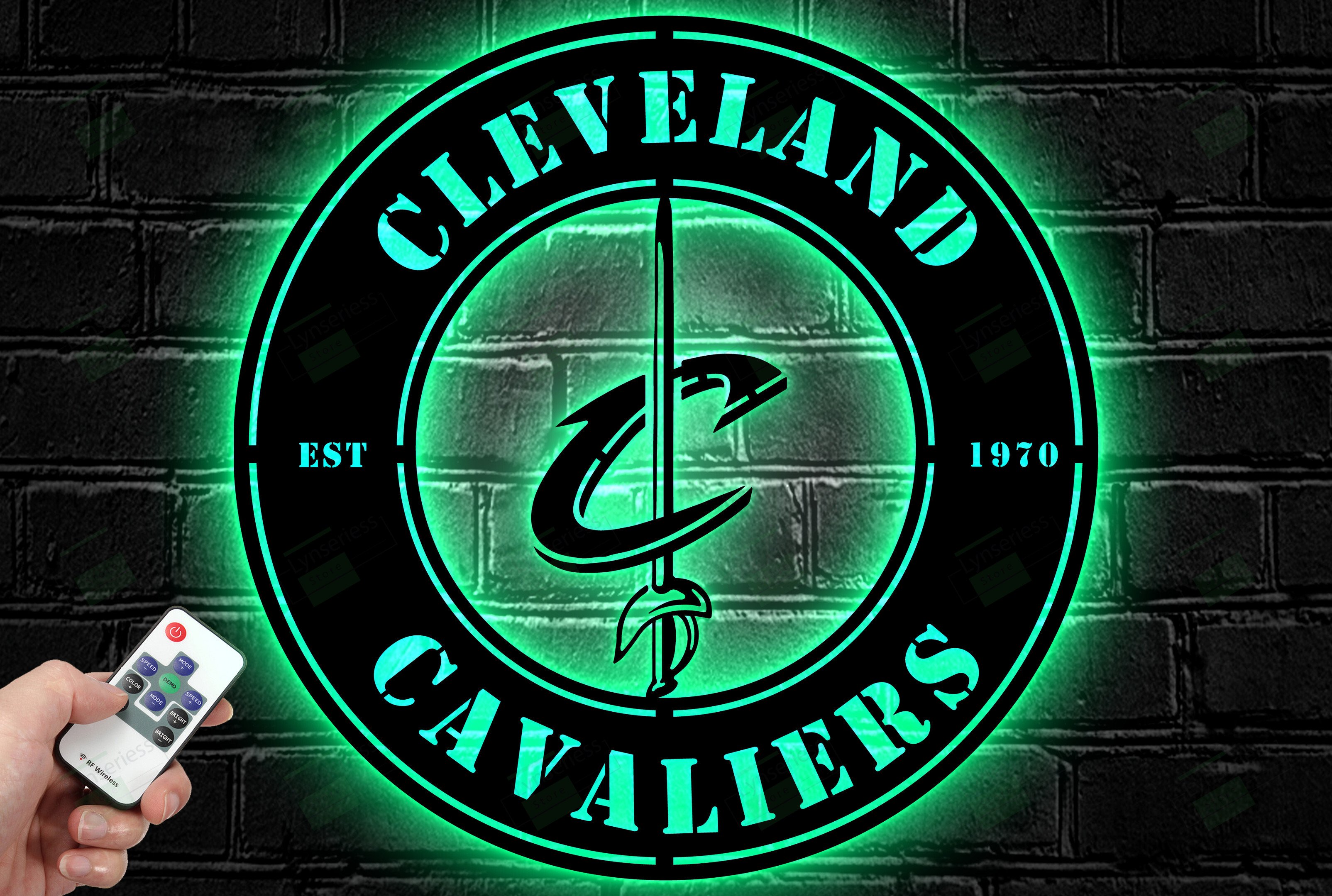 Cleveland Cavaliers Metal Sign – Led Light Sign NBA