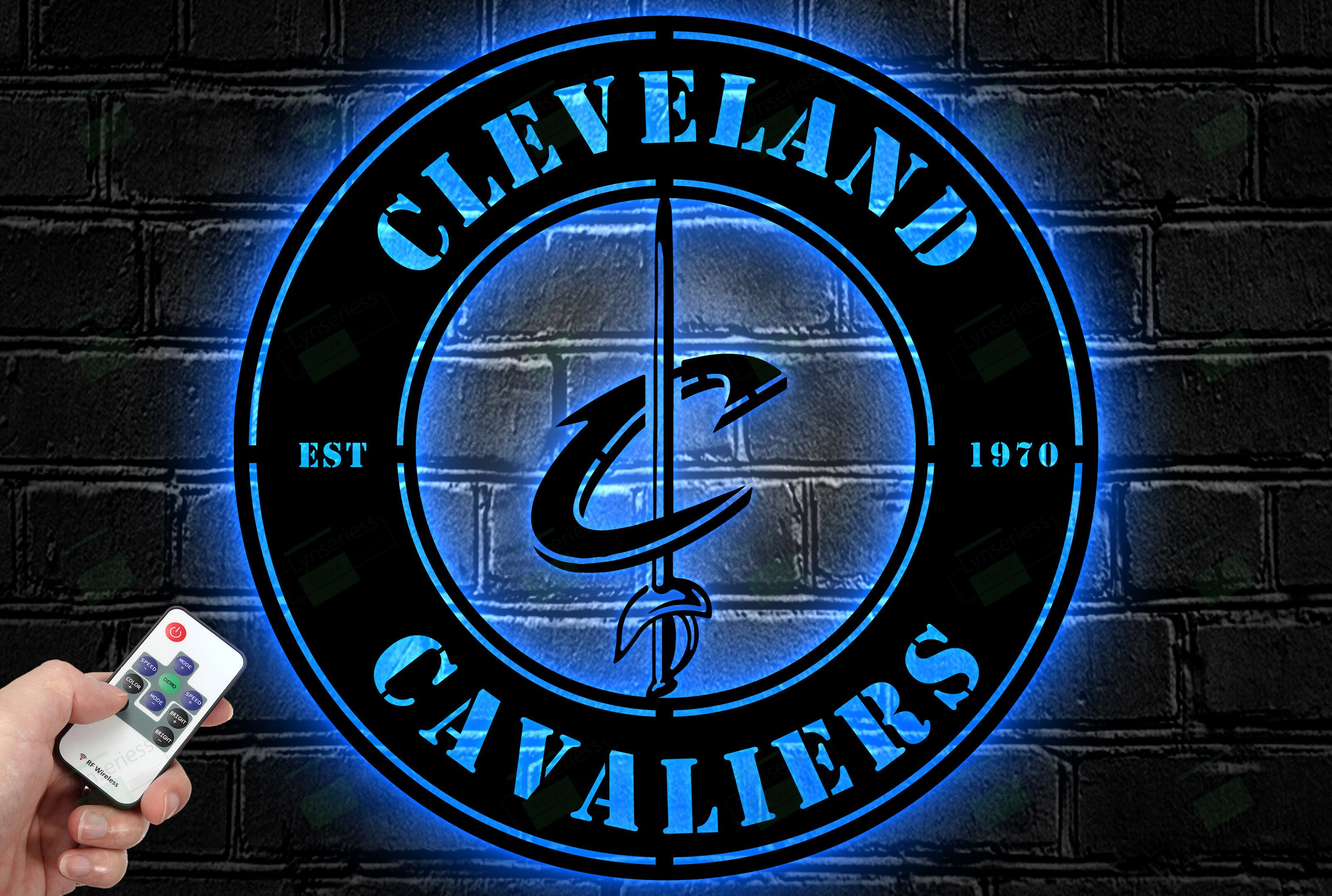 Cleveland Cavaliers Metal Sign – Led Light Sign NBA